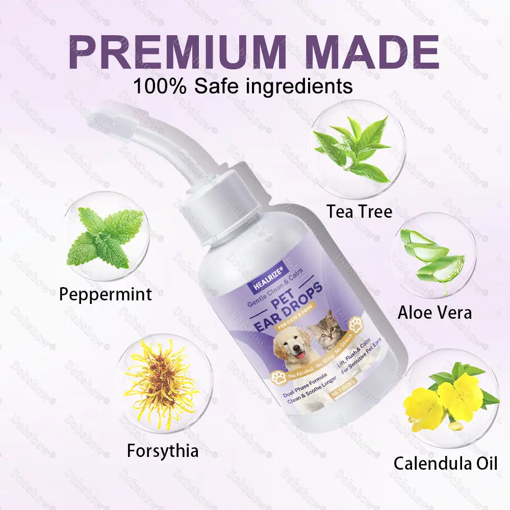 Gentle Clean & Calm Pet Ear Drops - Image 6