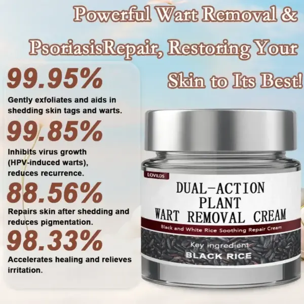 Black Rice Skin Repair Cream – Clinically Tested Wart & Skin Tag Remover - Image 6