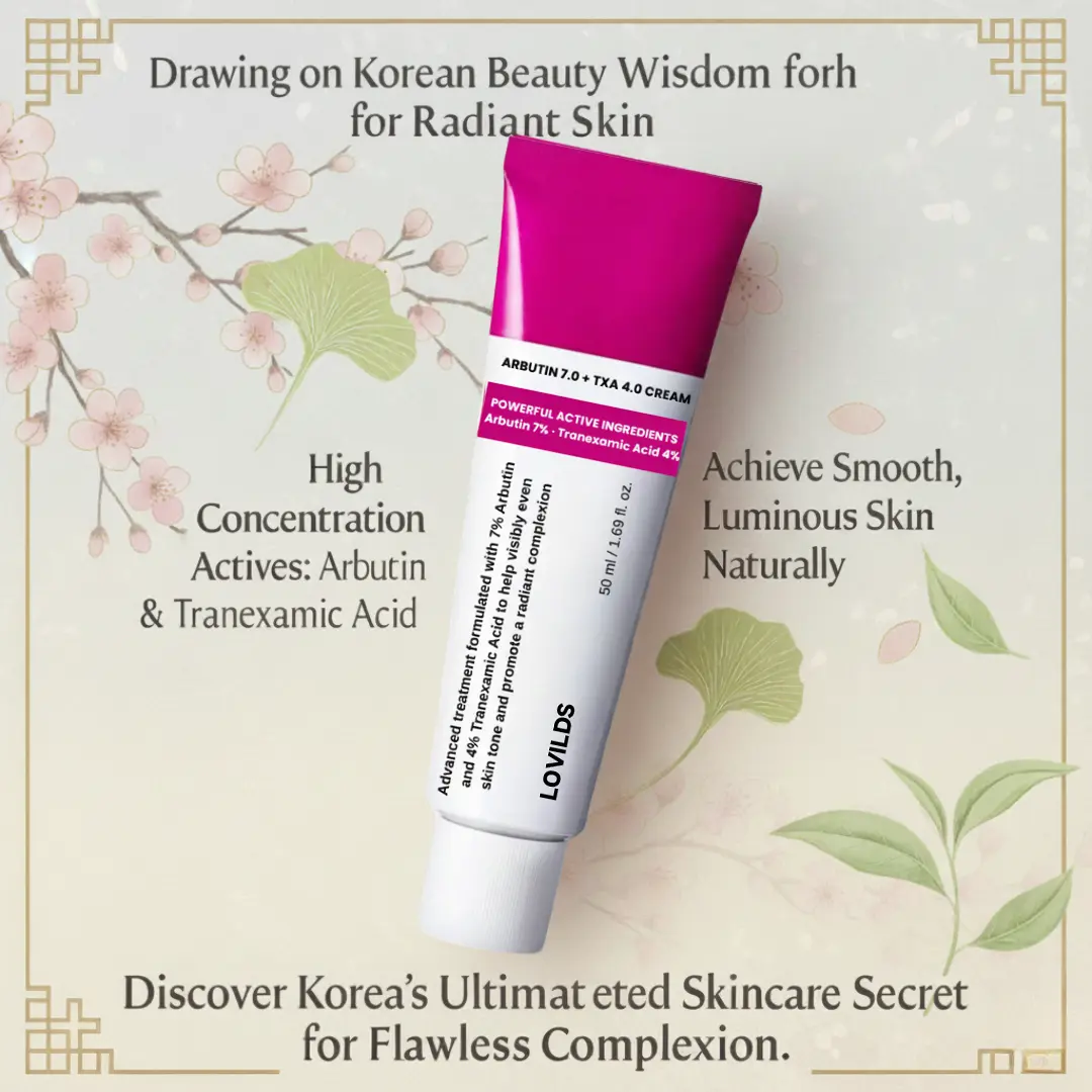 Facial Cream with 7% Arbutin + 4% Tranexamic Acid - Image 9