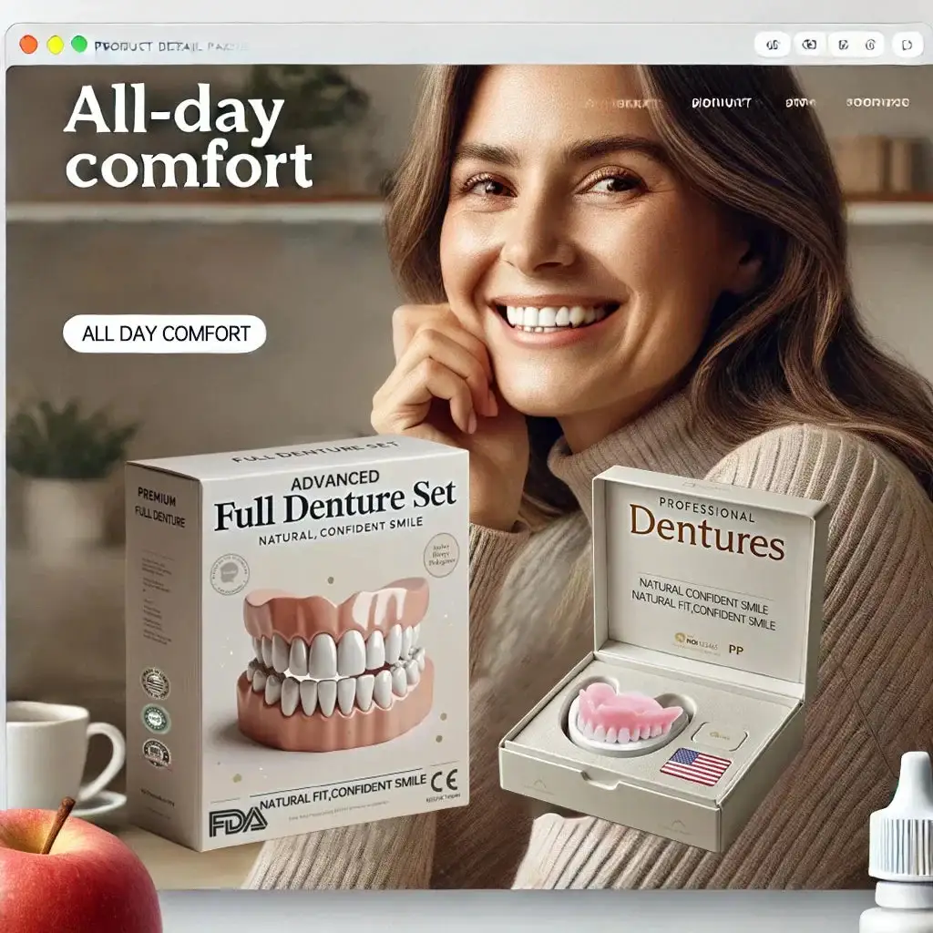 Advanced Customized Full Denture Set