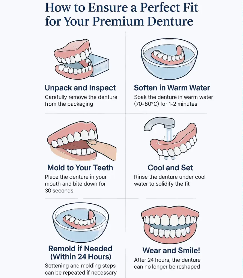 Advanced Customized Full Denture Set - Image 6