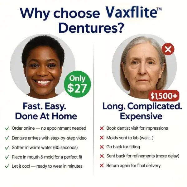 Custom-Fit Functional Dentures – Perfectly Fitted in Minutes at Home - Image 4