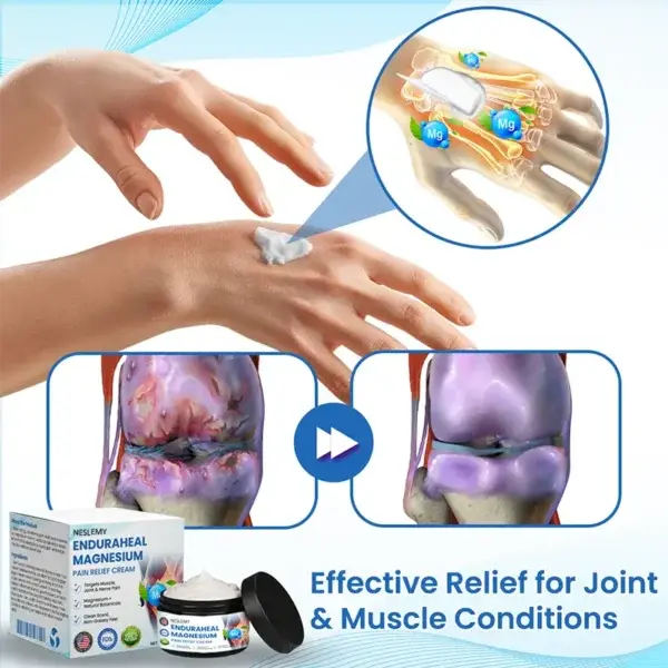 EnduraHeal Magnesium Pain Relief Cream - Image 7
