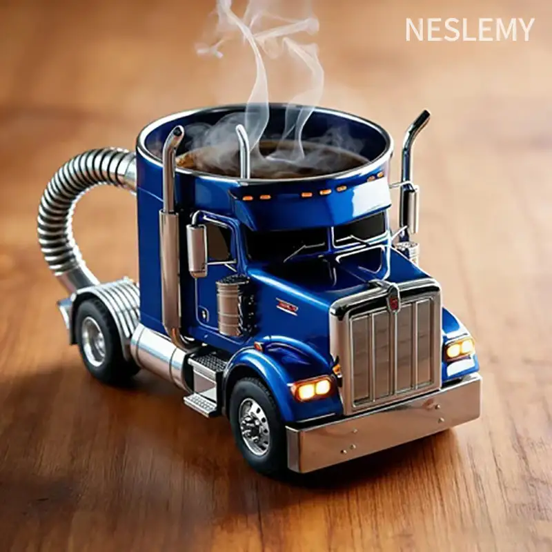 Durable Semi-Truck Shaped Coffee Mug