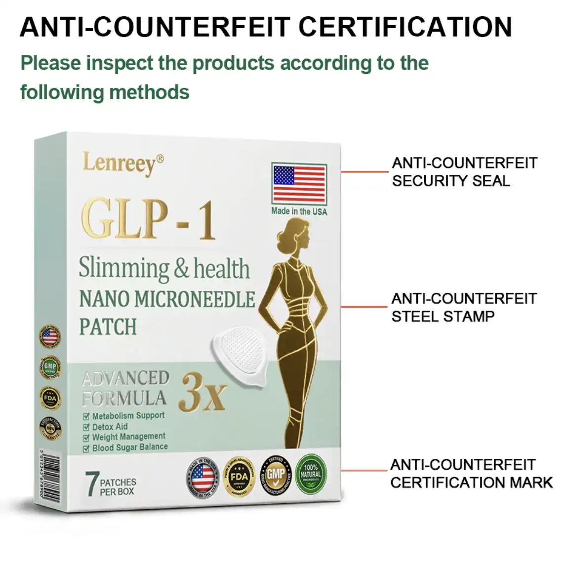 Slimming & health NANO MICRONEEDLE PATCH with Collagen & Matrixyl 3000 - Image 2
