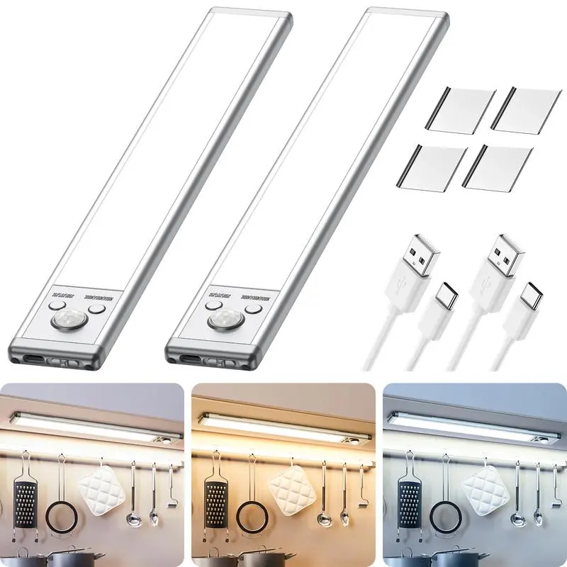 Under Cabinet Lights - 76LED Motion Sensor Night Light Indoor - Image 3