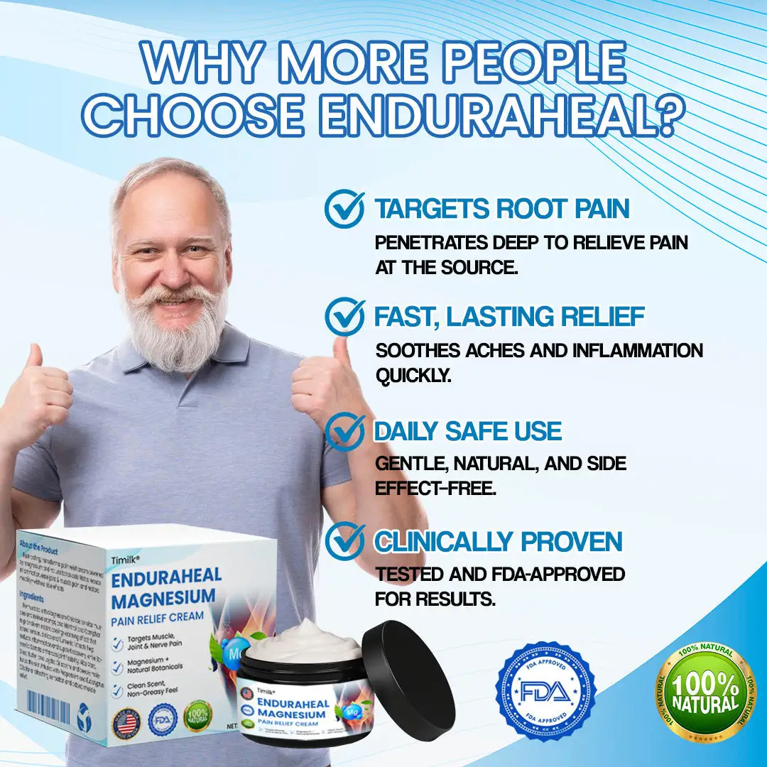 EnduraHeal Magnesium Pain Relief Cream - Image 7
