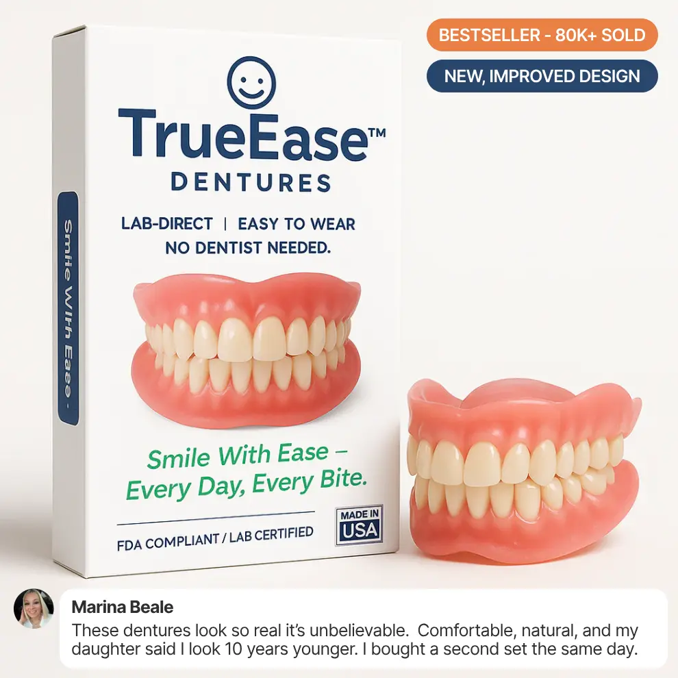 Custom-Fit Functional Dentures – Full Set