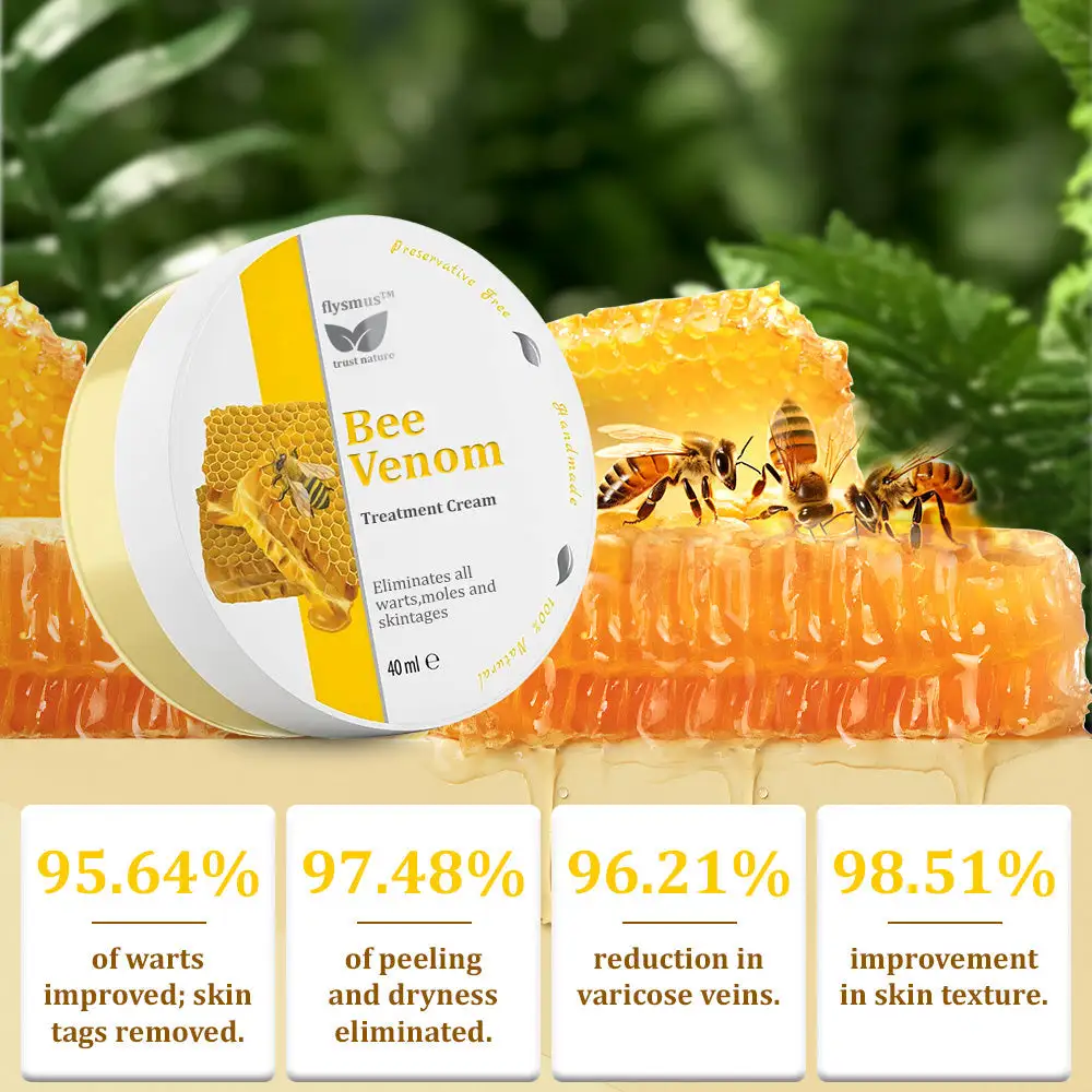 Bee Venom Treatment Cream🐝: Treat Eczema, Psoriasis, Acne, Rosacea, Fungal Infections, Warts - Image 7