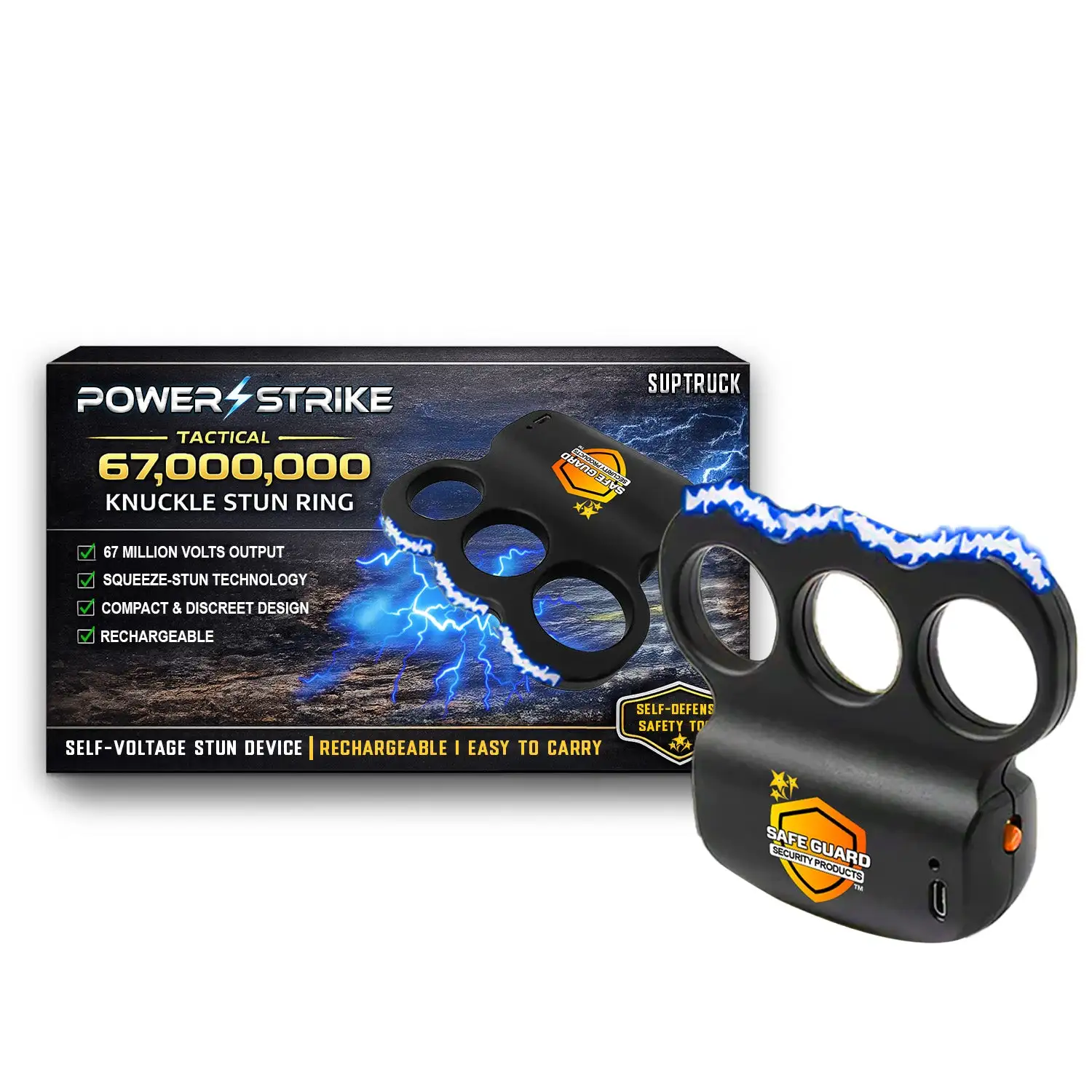 POWERSTRIKE Extreme 67,000,000 Knuckle Stun Ring
