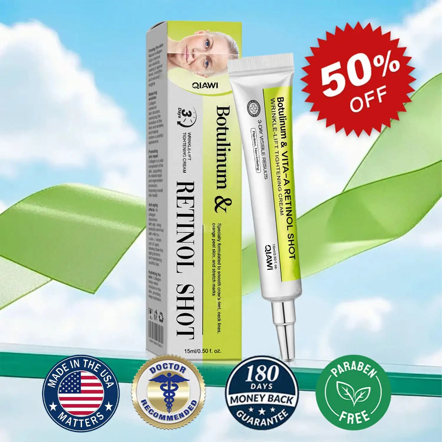 Botulinum & Vita-A Retinol Shot Wrinkle-Lift Tightening cream