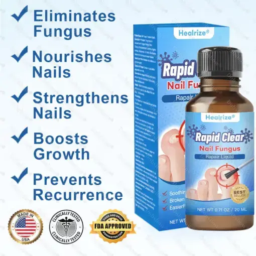 Nano Rapid Clear Nail Fungus Rapair Liquid Effective in Seven Days, Permanently Eliminates the Root - Image 7