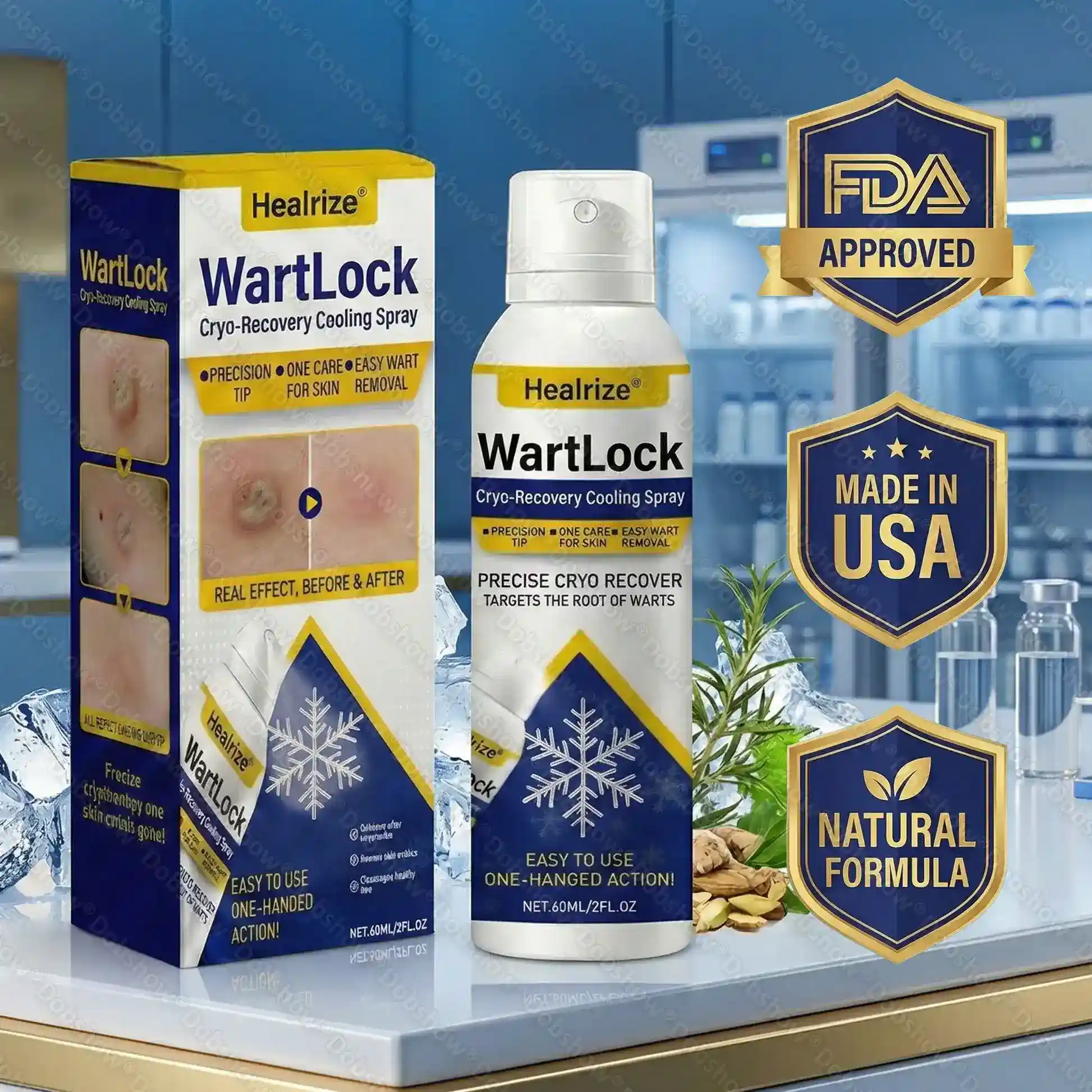 WartLock Cryo-Recovery Cooling Spray