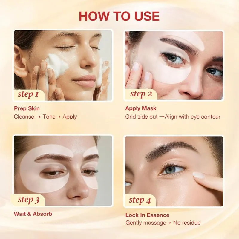 Collagen Peptide Lifting Eye Masks - Image 4