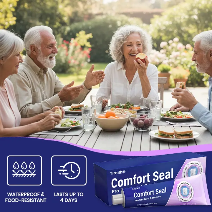 Comfort Seal Pro Denture Adhesive🦷💜FDA Certified (Clinically Proven 96- Hour Lock Hold for Secure, Comfortable & Zinc-Free Denture Fit) - Image 3