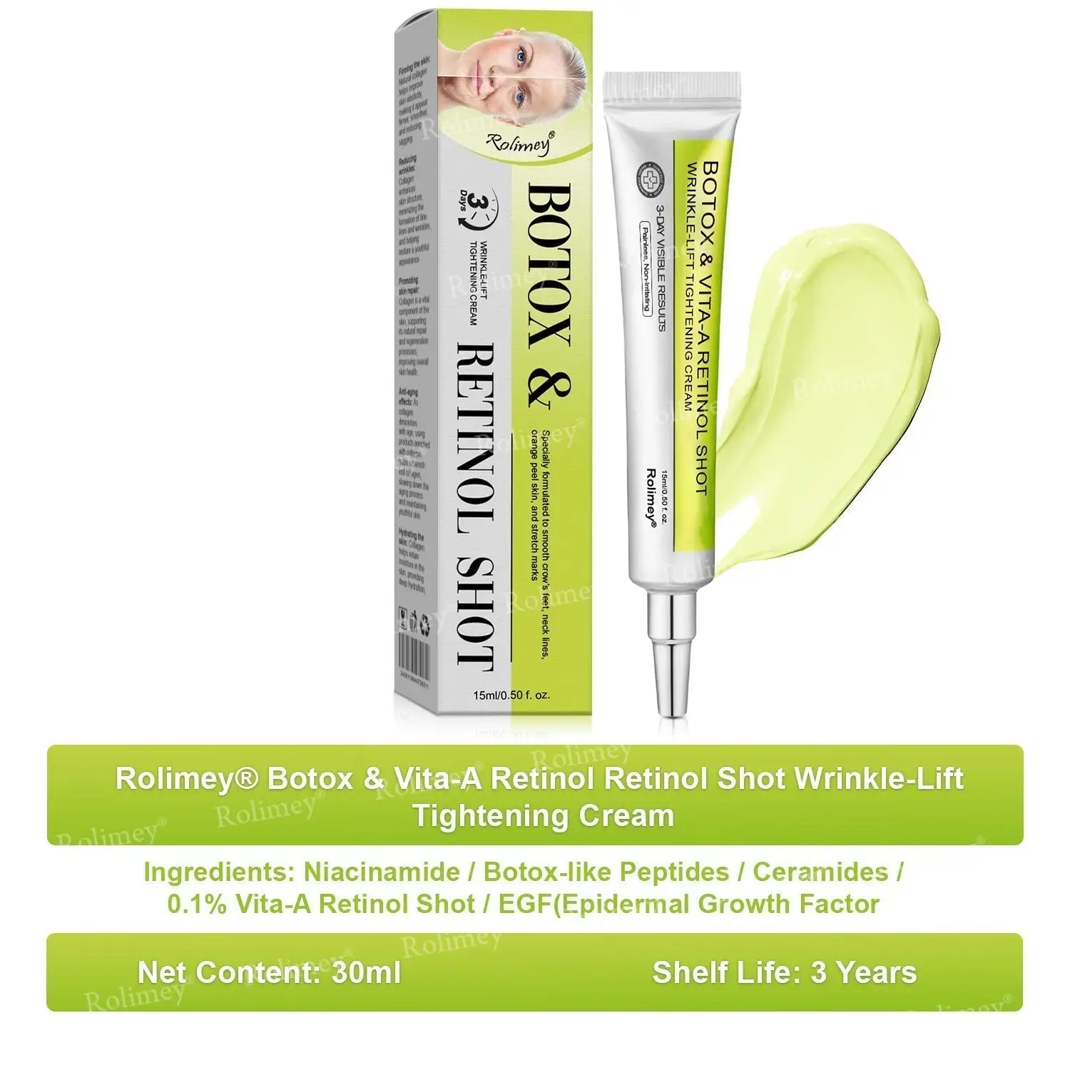 Botox & Vita-A Retinol Shot Wrinkle-Lift Tightening cream - Last Day Promotion 50% OFF - Image 19