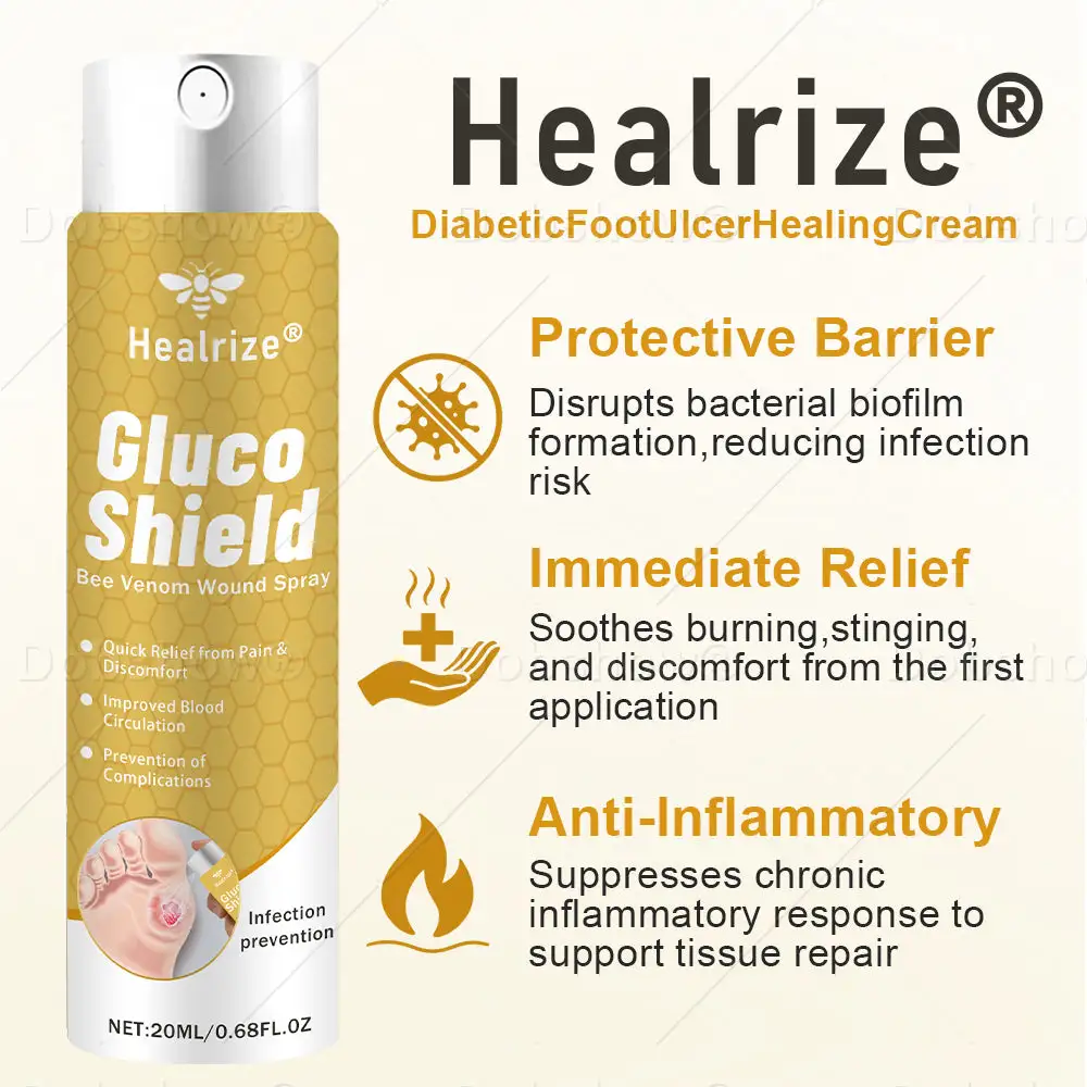 New Year Special Offer 🎊| GlucoShield Bee Venom Wound Spray - Image 3