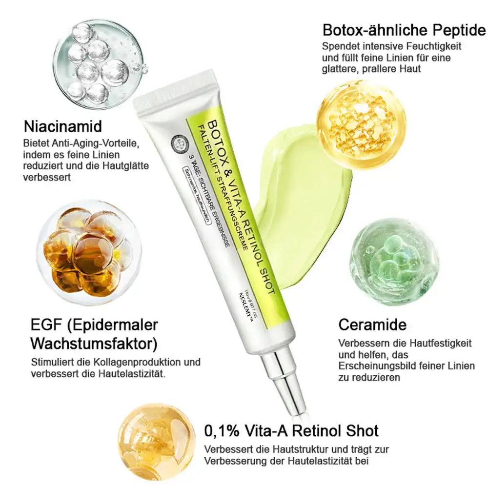 Now regain youthful skin. 💫👨⚕️ NESLEMY ™ Wrinkle relaxer & Vita-A Retinol Shot Wrinkle Lift Firming Cream - Image 15