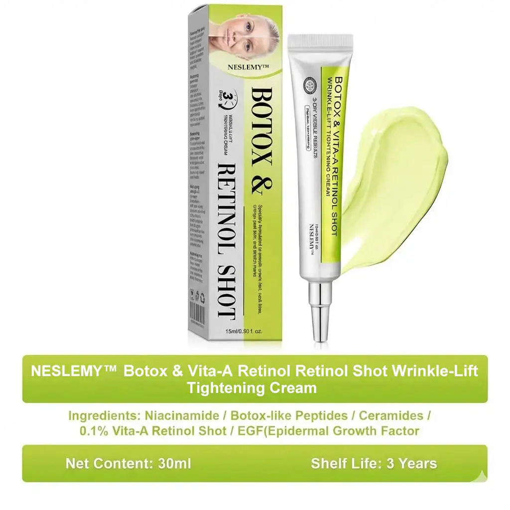 Now regain youthful skin. 💫👨⚕️ NESLEMY ™ Wrinkle relaxer & Vita-A Retinol Shot Wrinkle Lift Firming Cream - Image 18