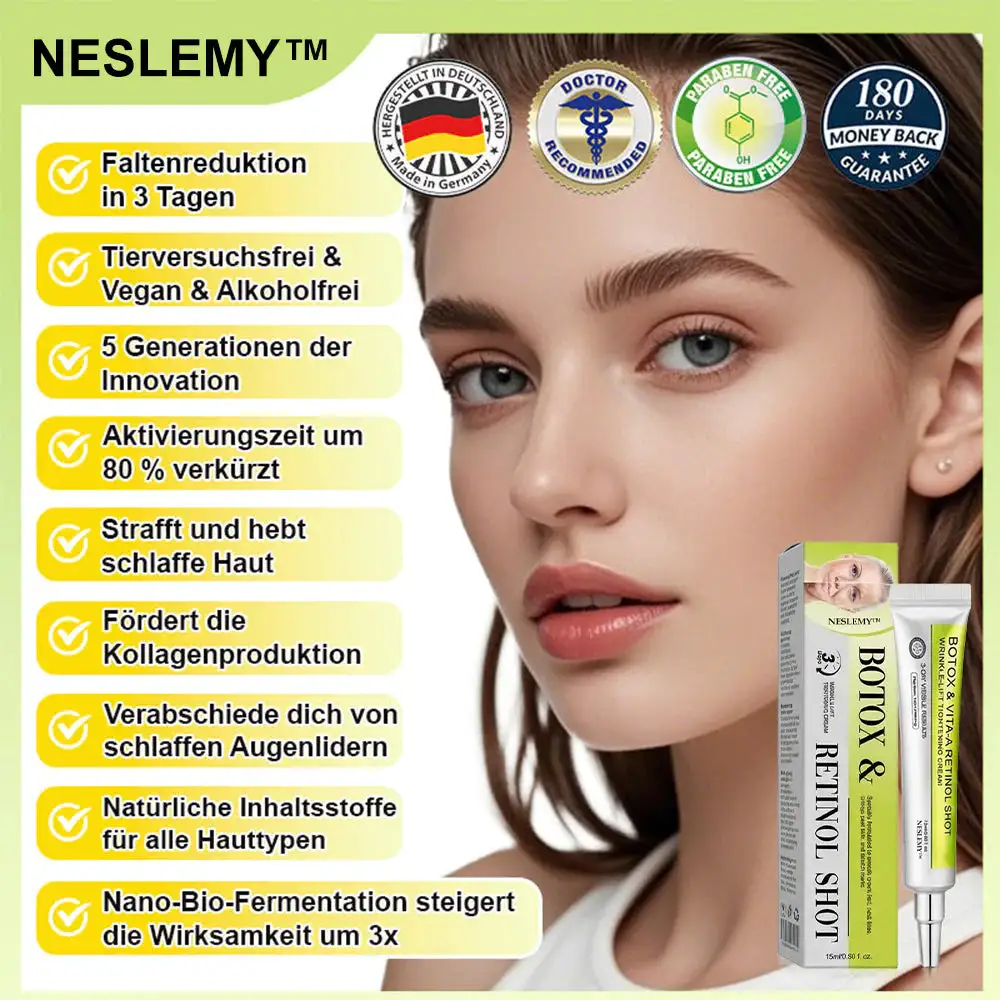 Now regain youthful skin. 💫👨⚕️ NESLEMY ™ Wrinkle relaxer & Vita-A Retinol Shot Wrinkle Lift Firming Cream - Image 3