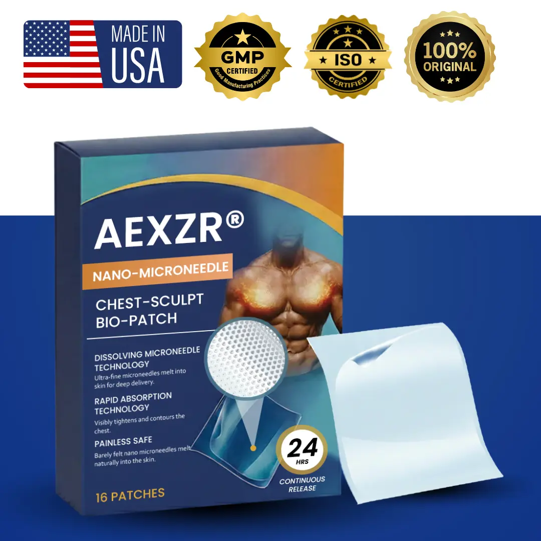 Nano-Microneedle Chest-Sculpt Bio-Patch