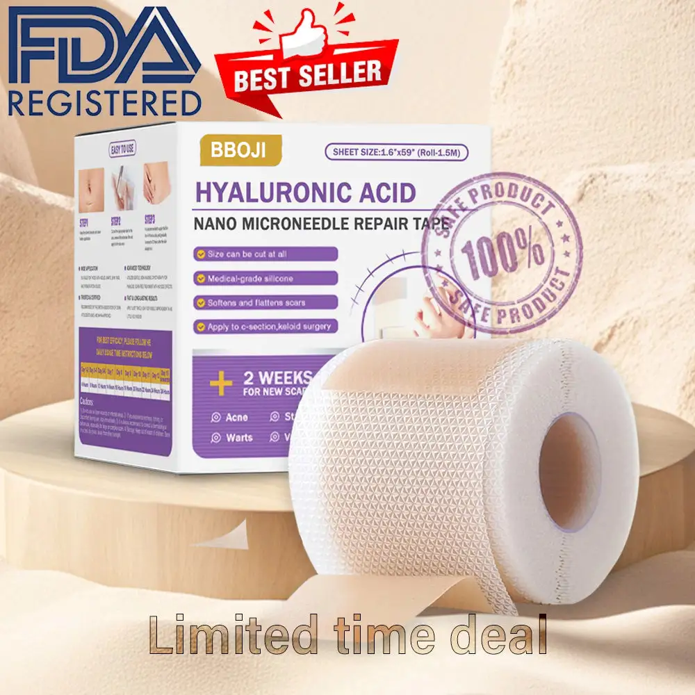 Hyaluronic Acid Nano Microneedle Repair Tape
