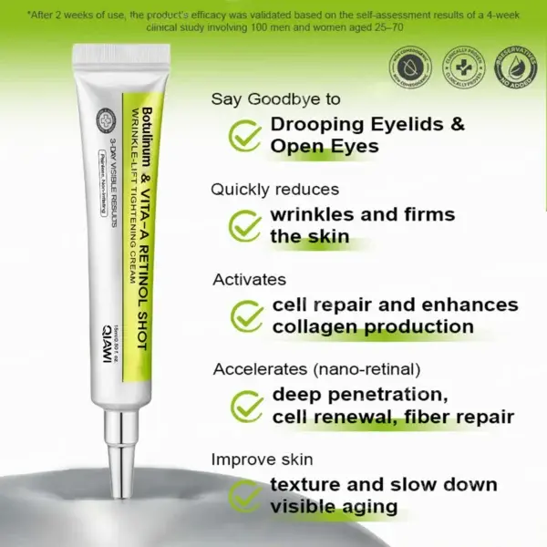Botulinum & Vita-A Retinol Shot Wrinkle-Lift Tightening cream - Image 3