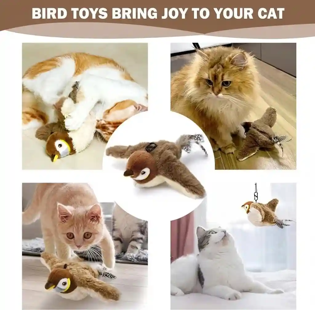 Interactive Chirping Bird Cat Toy - Image 5