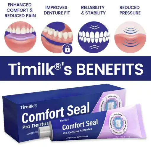 Comfort Seal Pro Denture Adhesive FDA Certified