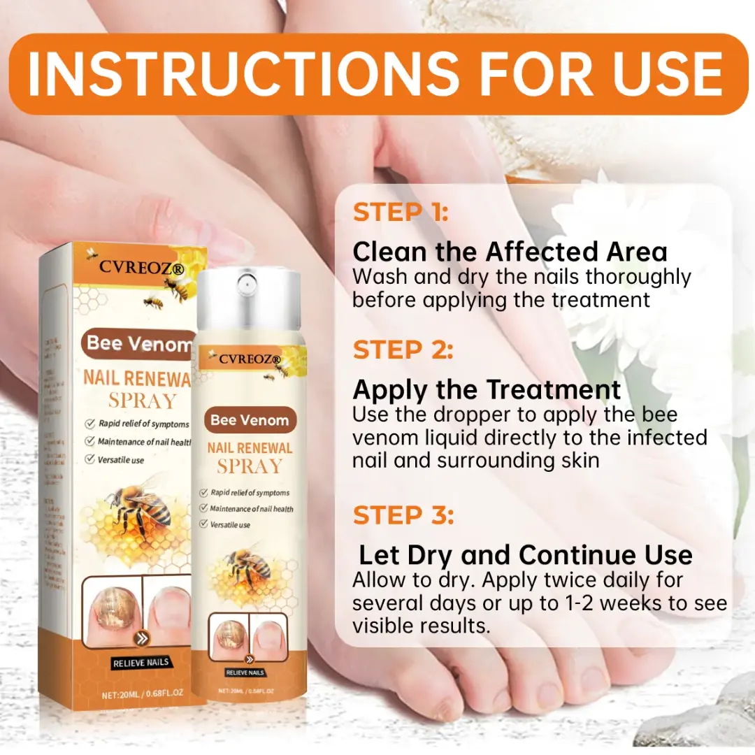 26 Pcs Left !!! - Bee Venom Nail Renewal Spray - LIMITED-TIME OFFER - Image 5