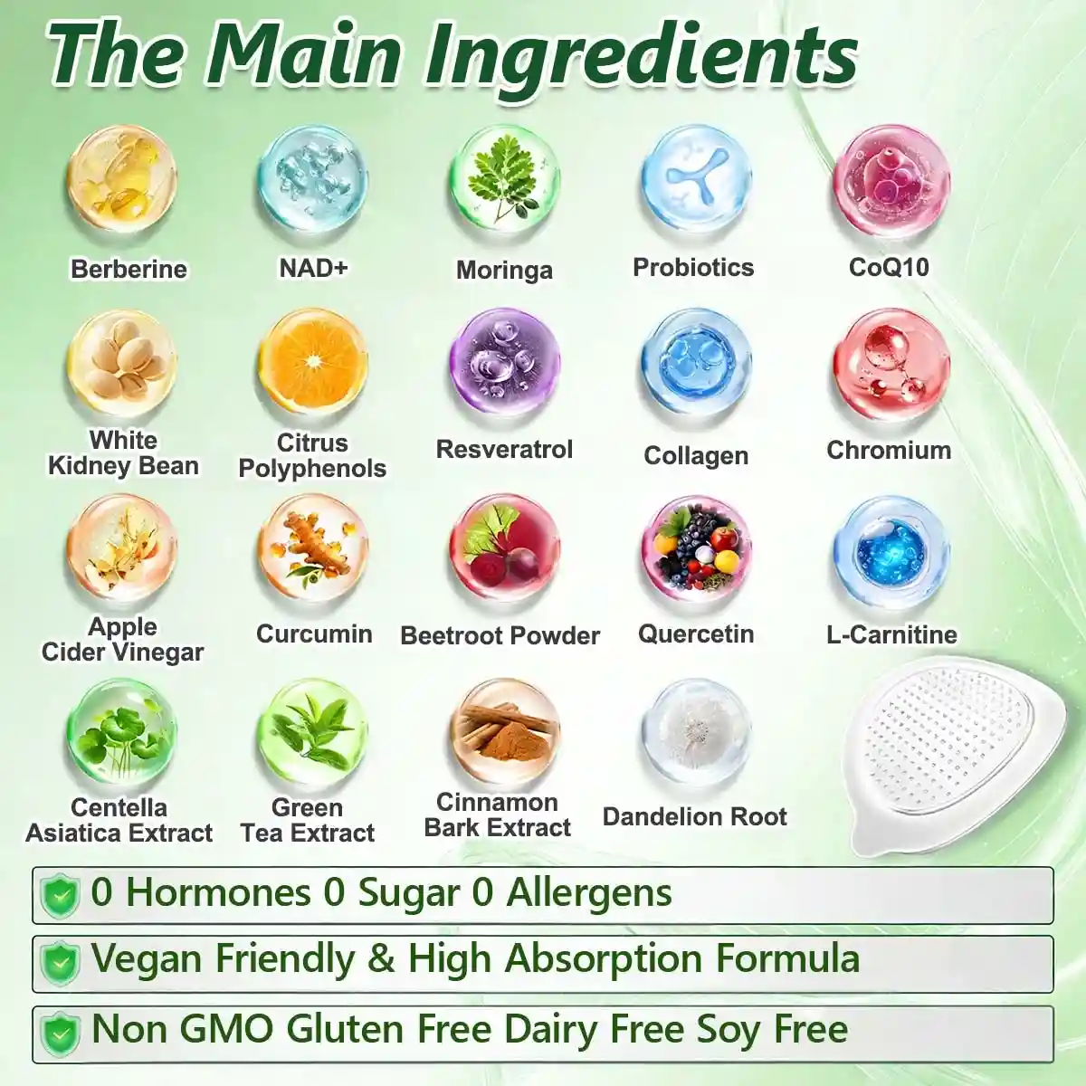 Moringa × Berberine × AMPK 8-Benefit Metabolic Support Nano Microneedle Patch - Image 6