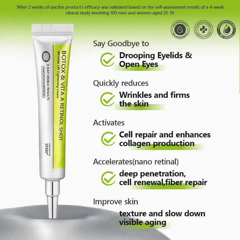 BOTOX & VITA A RETINOL SHOT Wrinkle Lift Tightening Cream - Image 56