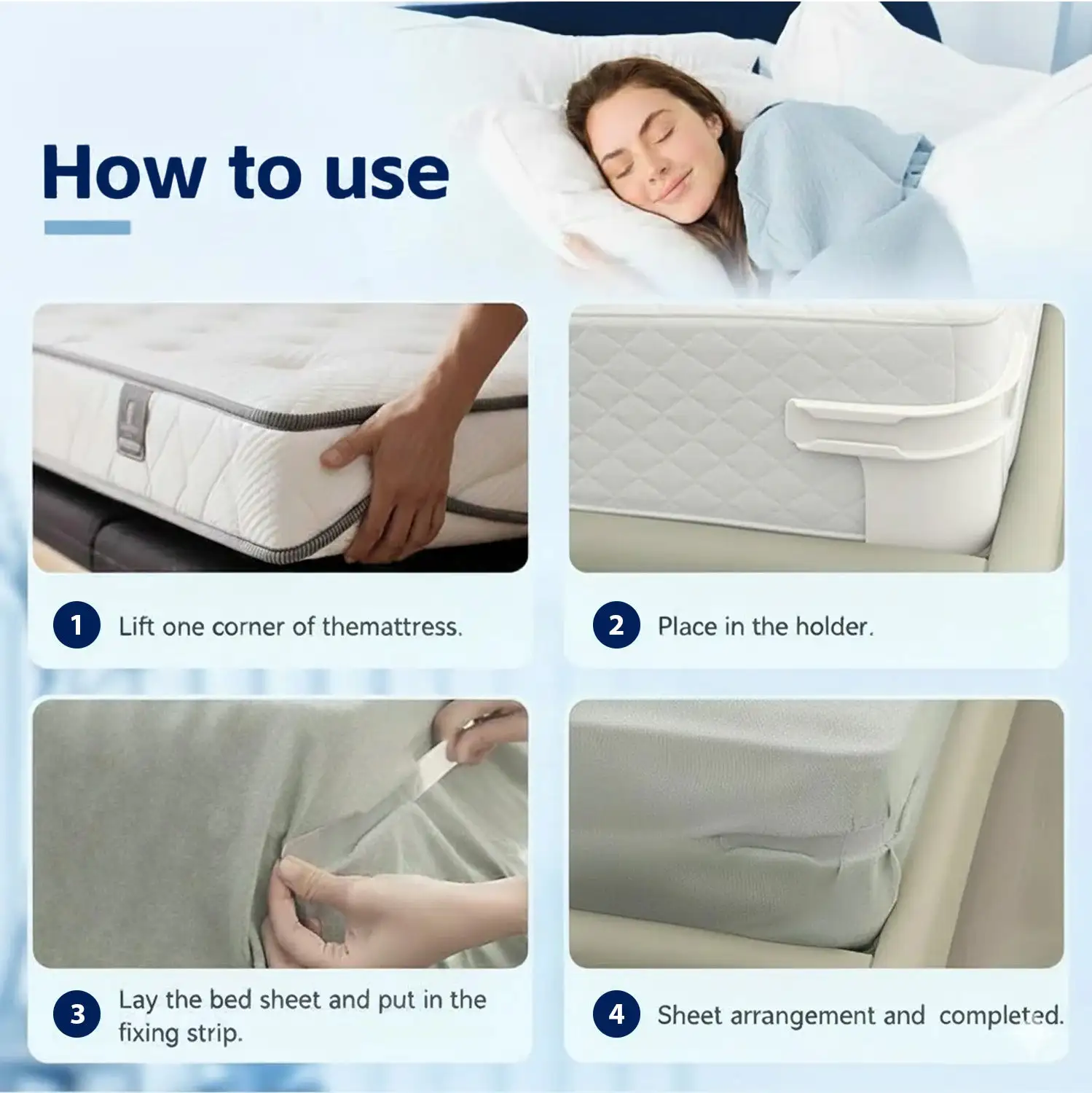 No-Slip Sheet Lock Holders (4PCs) - Image 9