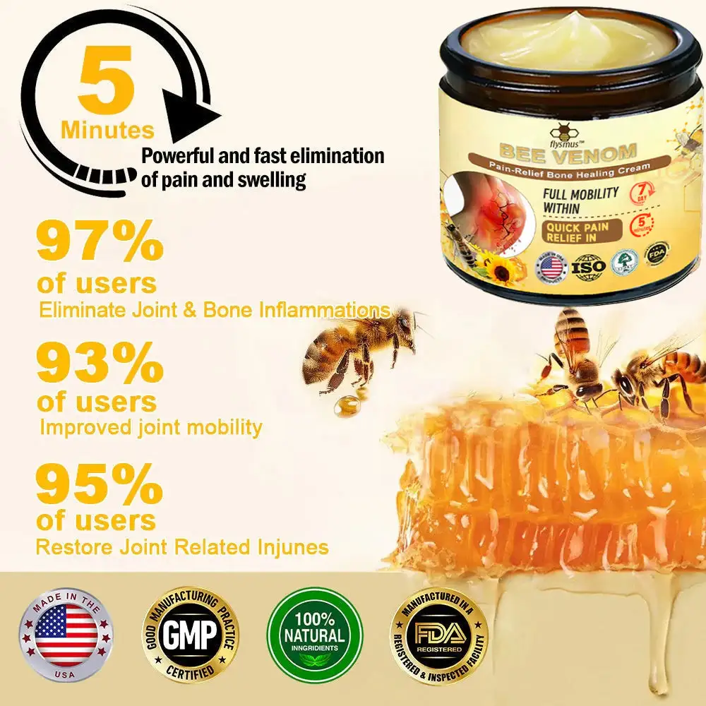 Bienengift Creme gegen Muskel- und Gelenkschmerzen - Image 4