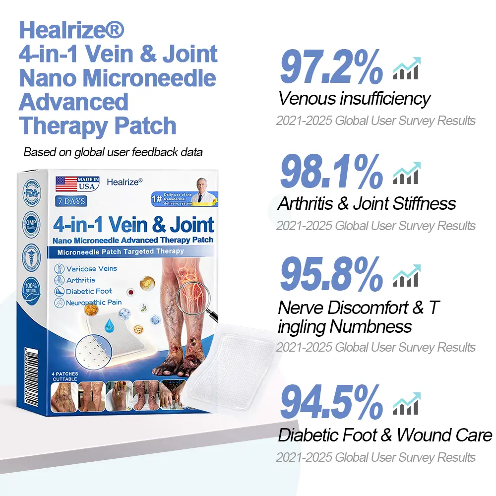 🛒4-in-1 Vein & Joint Nano Microneedle Advanced Therapy Patch🔥 - Image 13