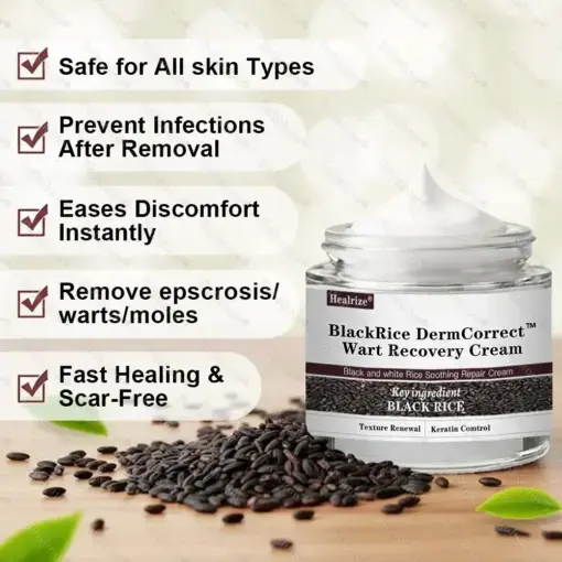 BlackRice Wart Recovery Cream Suitable for all skin types - Image 7