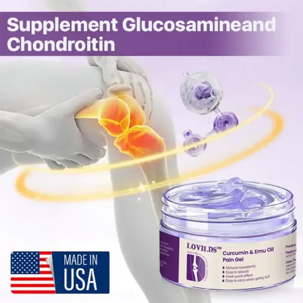 LAST DAY SALE – 80% OFF Curcumin & Emu Oil Pain Gel – Backed by US Osteopathic Experts - Image 3
