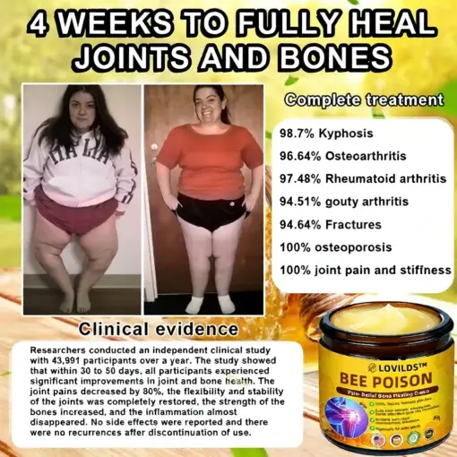 Bee Poison Pain-Relief Bone Healing Cream (Specially for older adults) - Image 10