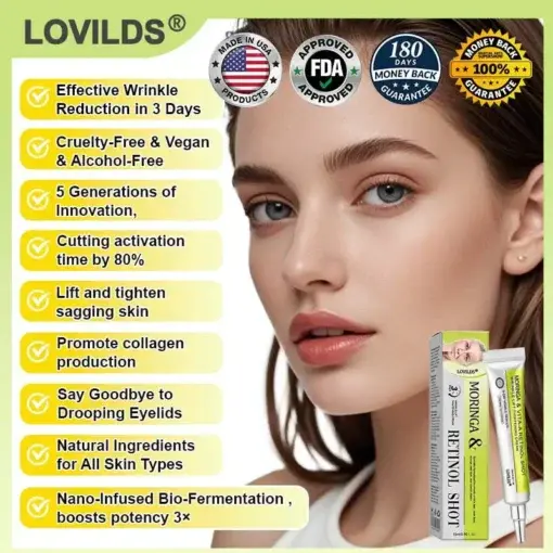 moringa Vita-A Retinol Shot Wrinkle-Lift Tightening cream – Last Day Promotion 50 OFF - Image 4