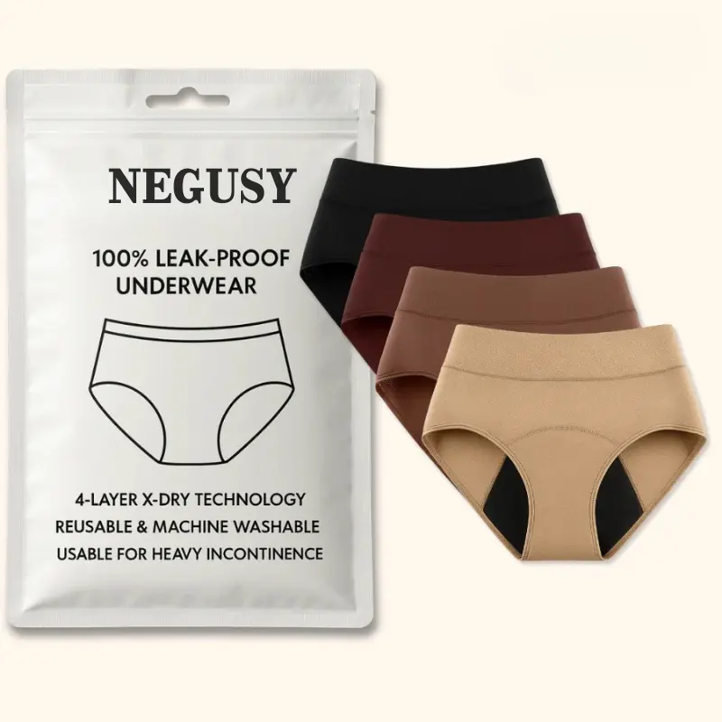 100% Leak-Proof Underwear 4-pack