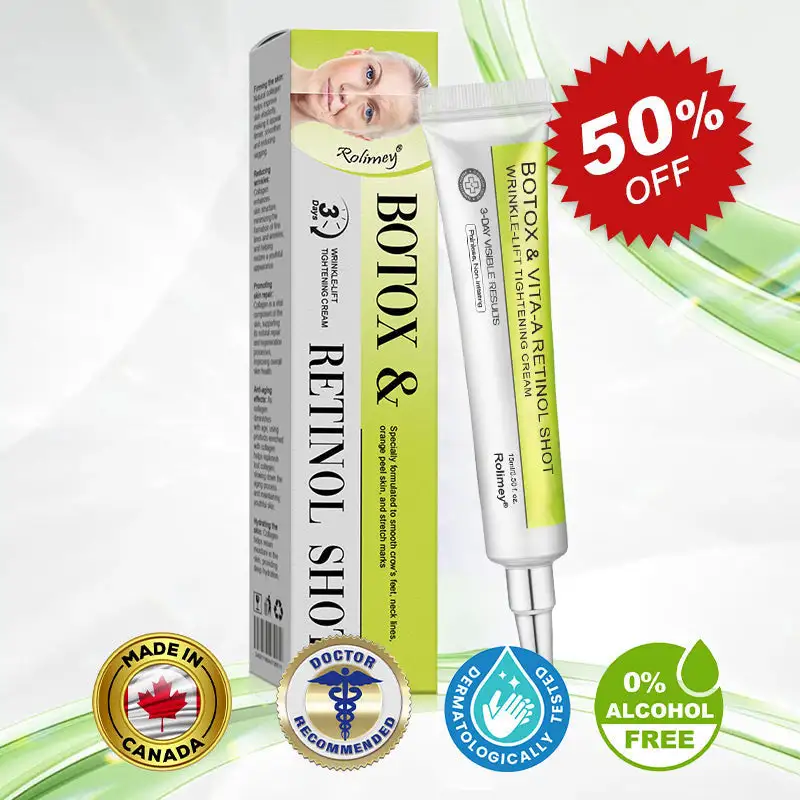 ⏰ Last Day! 70% OFF 💫 Botox & Vita-A Retinol Wrinkle-Lift Cream – Made & Shipped from CA 🔥