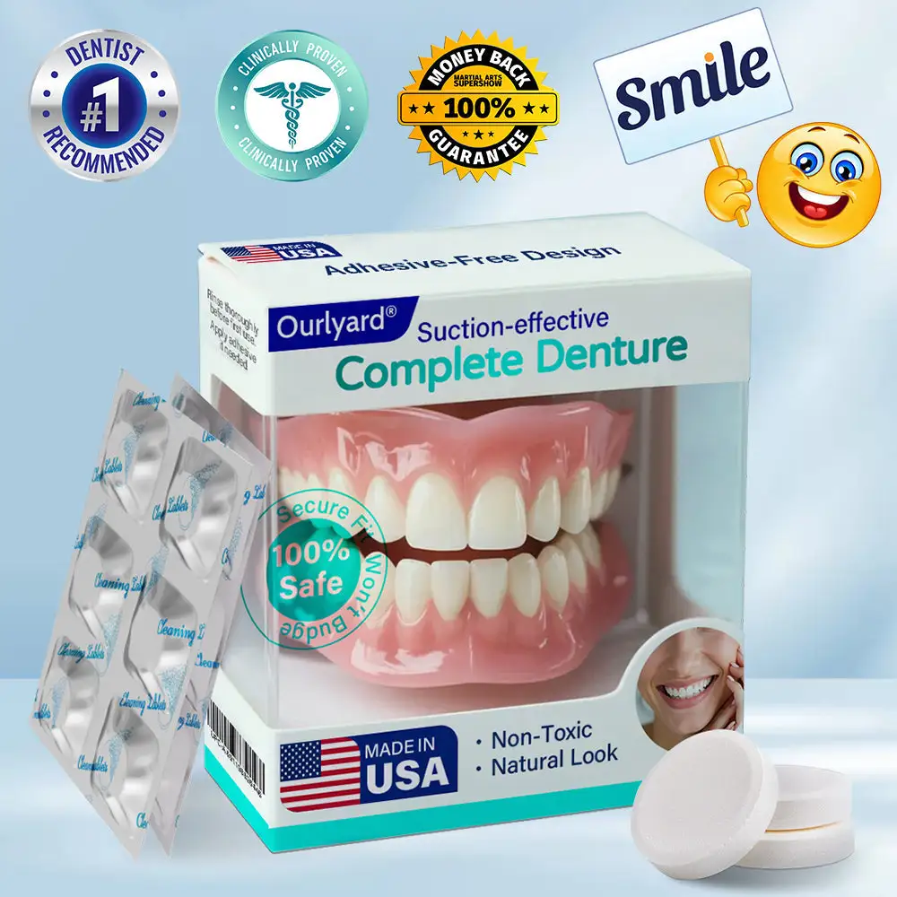 Suction-fit Complete Denture