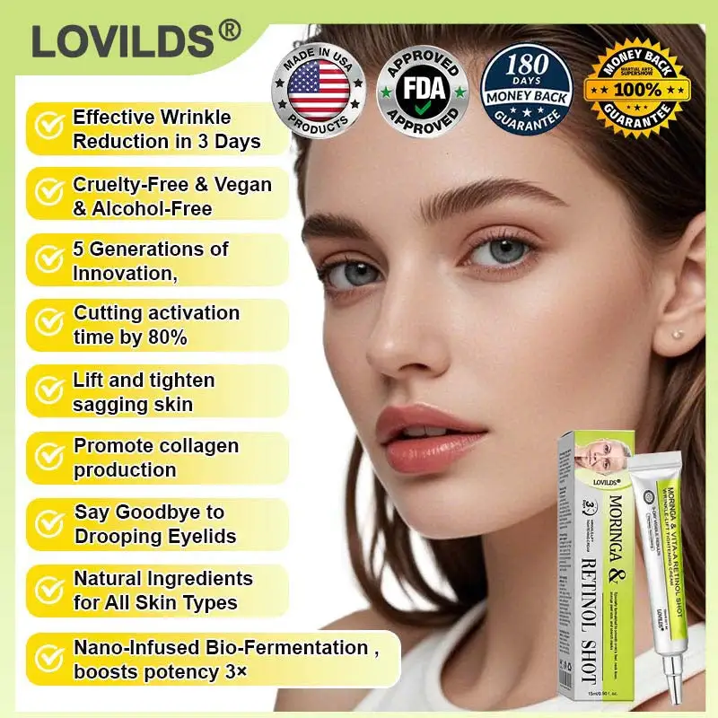 moringa & Vita-A Retinol Shot Wrinkle-Lift Tightening cream - Last Day Promotion 70% OFF - Image 4
