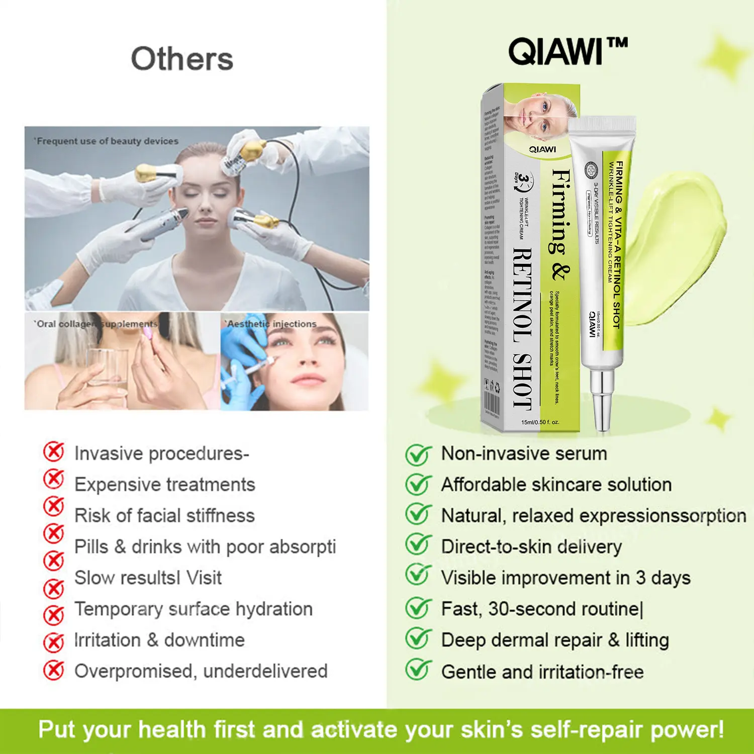 Skin Tightening & Vita-A Retinol Retinol shot Anti-Wrinkle Firming Tightening cream - Image 2