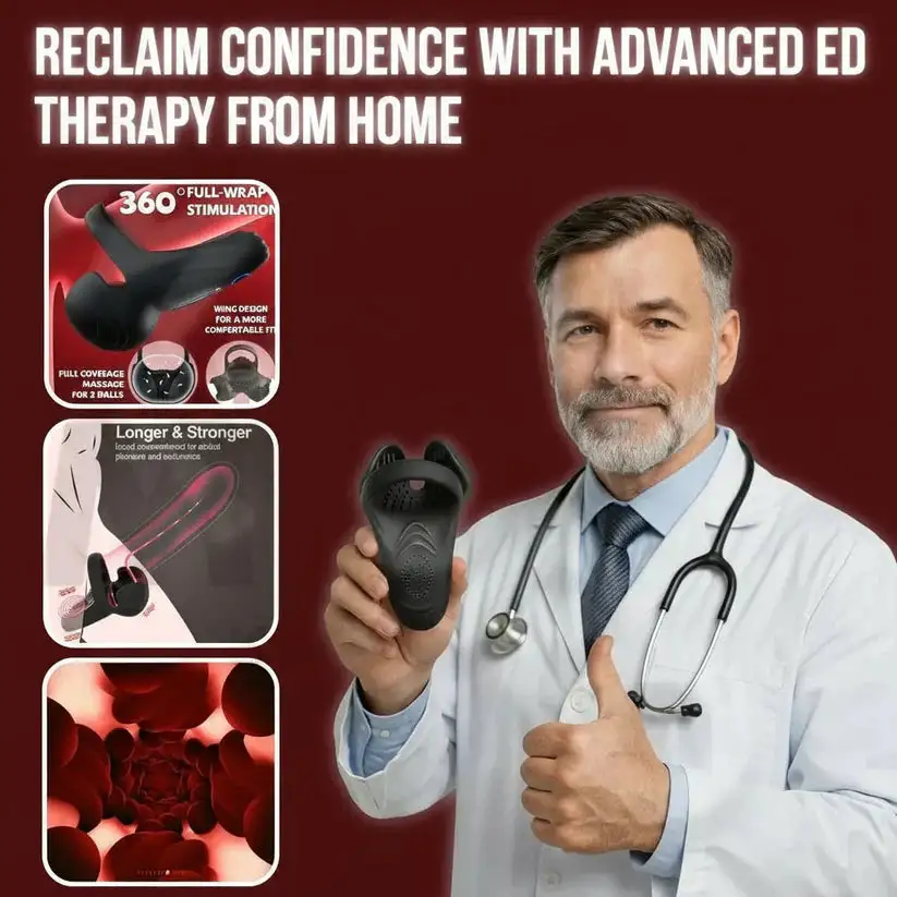 💥New on sale 2026 💞 Vibrating Electric Male Masturbation Lock Ring (Charging) - Image 3
