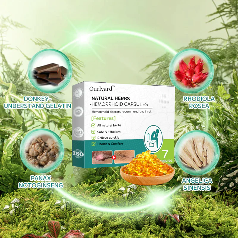 Natural Herbal Strength Hemorrhoid Capsules - Image 3