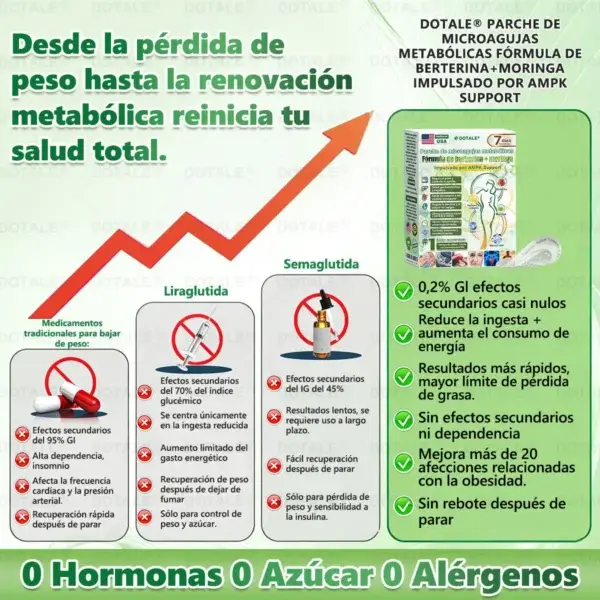 Parche de Microagujas Nano Avanzado 10 en 1 con Moringa Berberina y NAD+ - Image 19