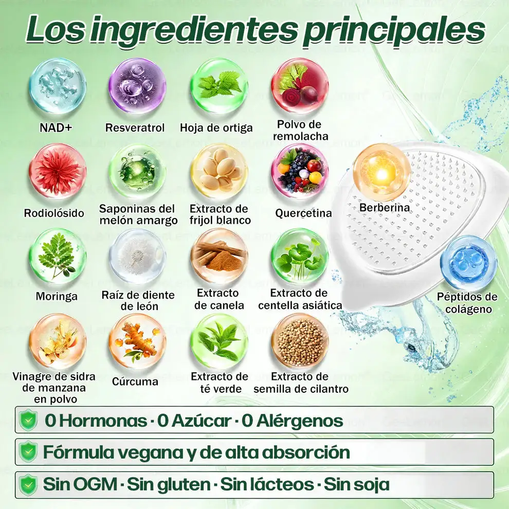 Parche de Microagujas Nano Avanzado 10 en 1 con Moringa, Berberina y NAD+ - Image 10
