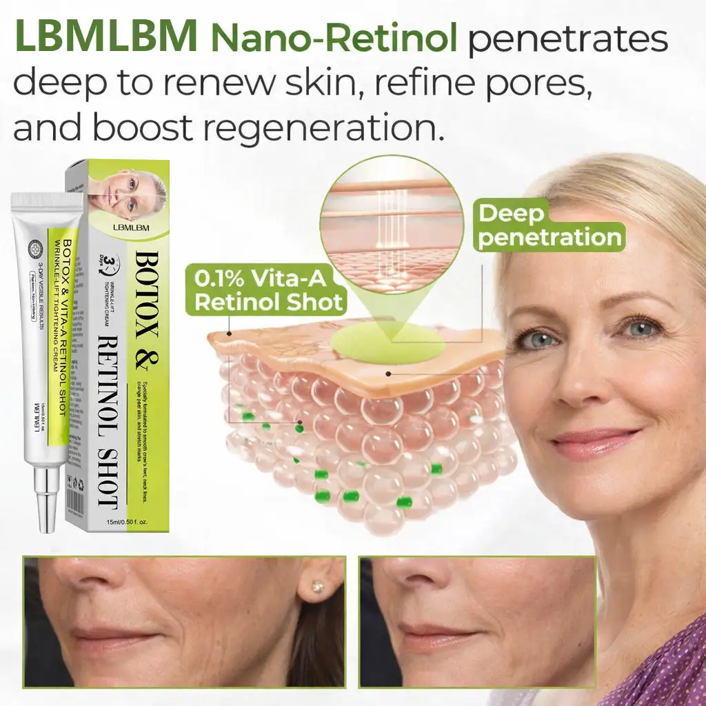 👏🌿Proudly Made in the USA💫 Advanced Peptide Botox-Style + Vita-A Retinol Lifting Renewal Cream - Image 17