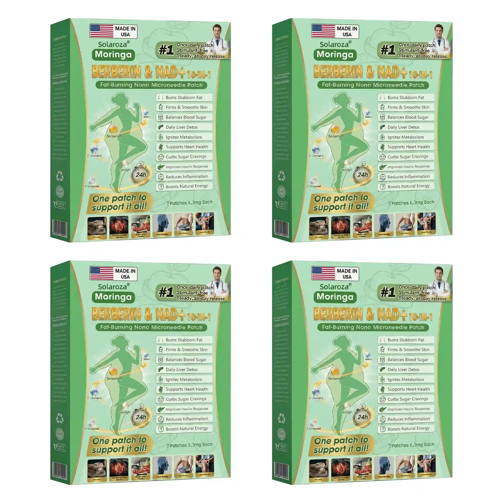 10-in-1 Weight Loss Patch: Boost Metabolism & Burn Fat (NAD+ & Berberine) - Image 11